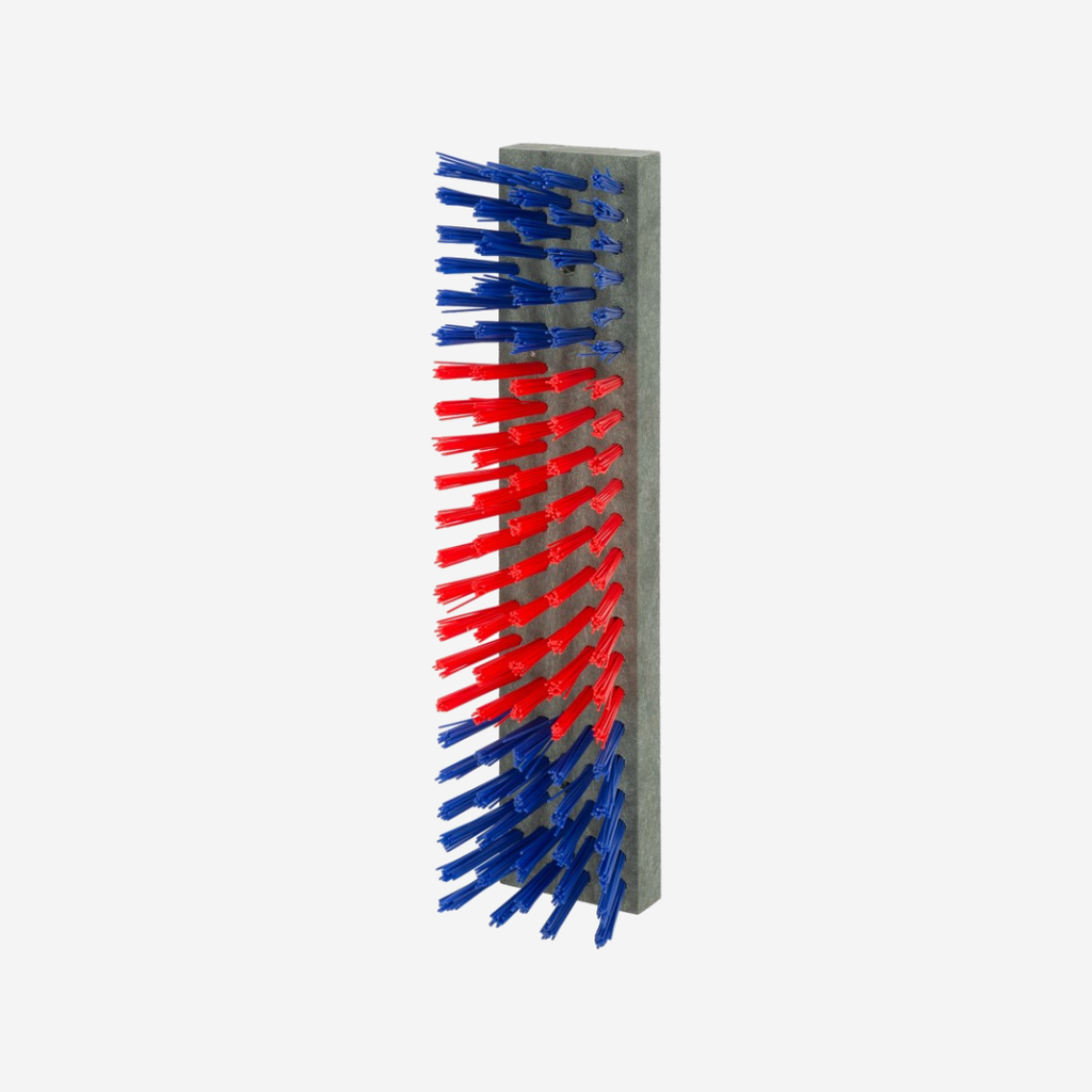 Ersatzbürste, 50x10cm blau/rot