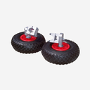 Stützräder für Schubkarre 2er-Set, PU