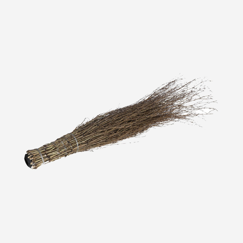 Reisigbesen aus Bambus