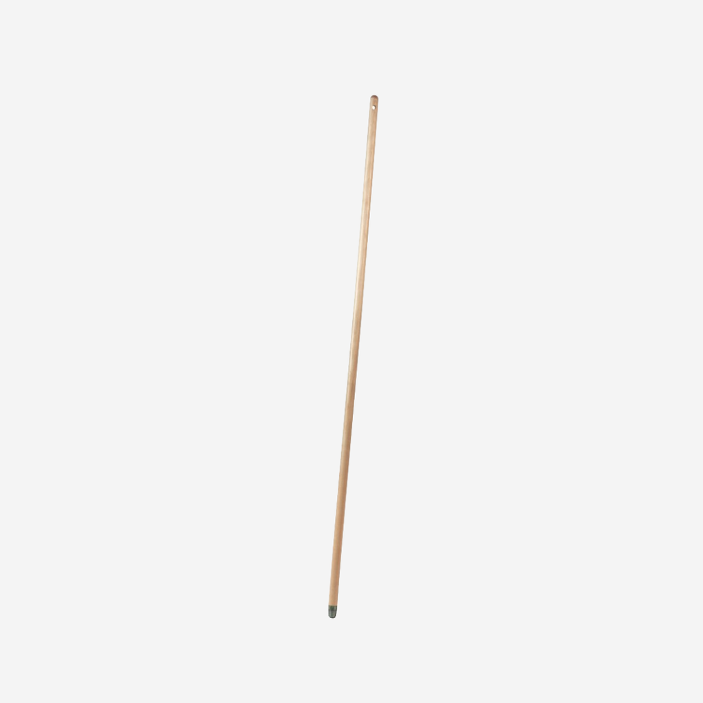 Besenstiel lackiert m. Loch u. Gewinde 130 cm
