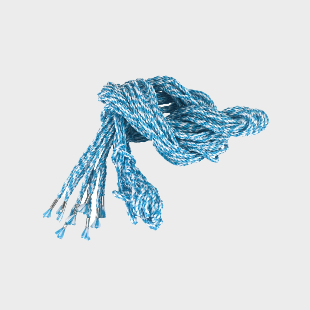Gerüststrick  10-er Pack blau-weiß 2,5 m  -- 8mm stark