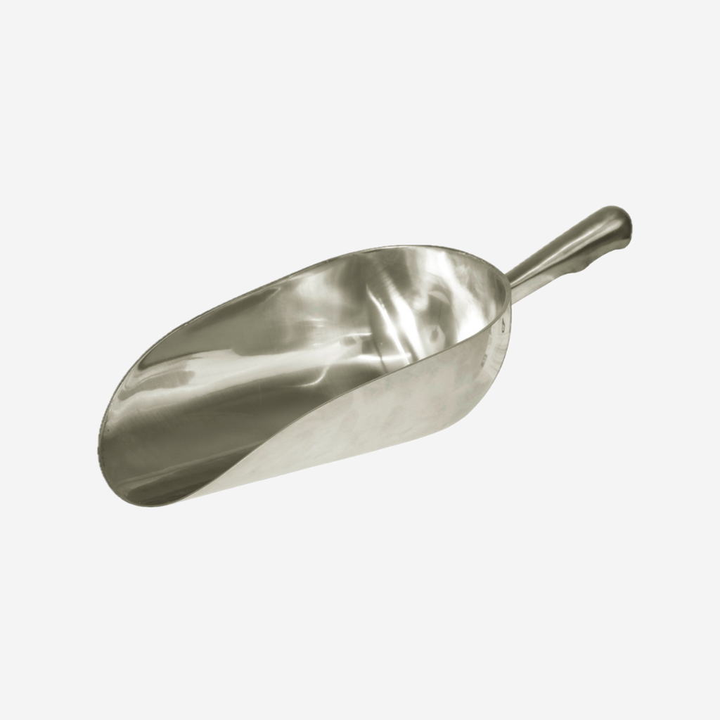 Abwiegeschaufel Aluminium, rund