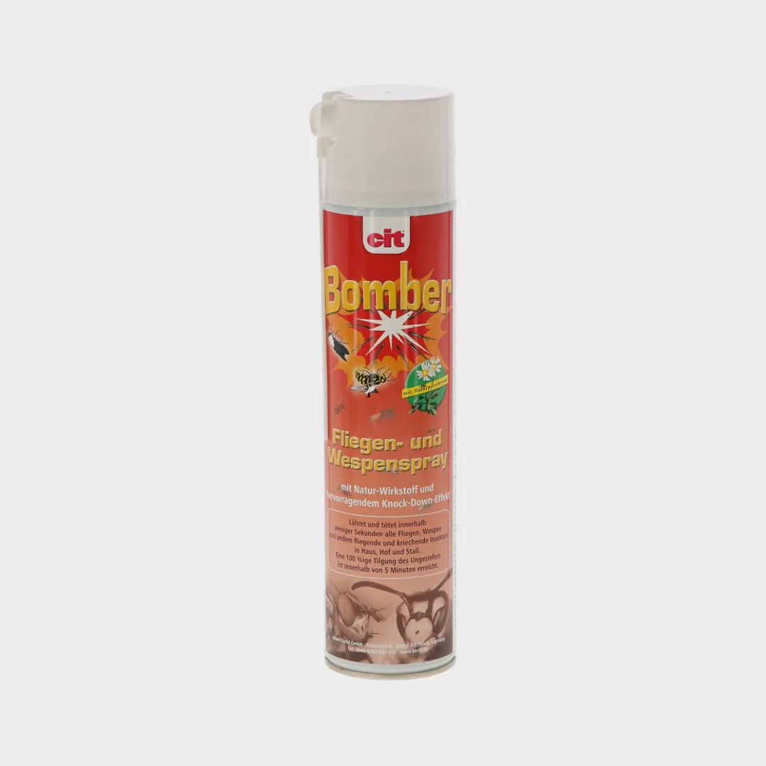 Bomber Aerosolspray gegen Fliegen und Wespen, 600 ml