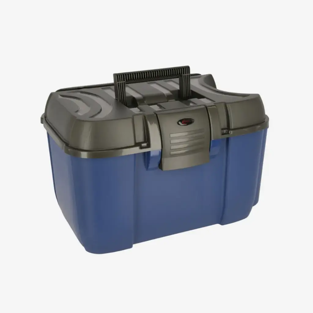 Putzbox Jumbo blau/schwarz mit herausnehmbaren Einsatz