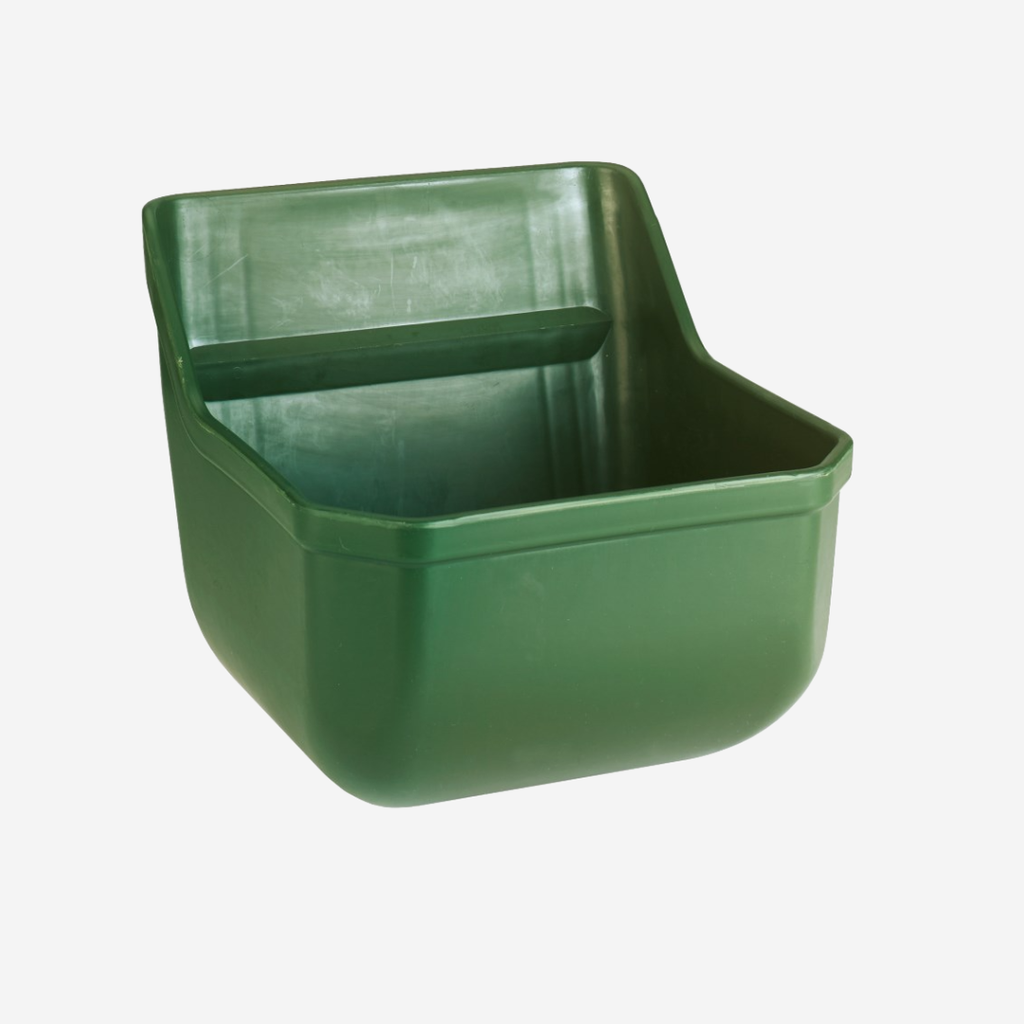 Kraftfuttertrog-Fohlentrog ohne Metallstäbe Grün