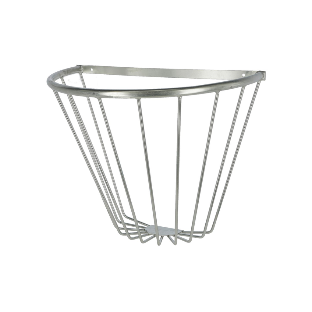 Heuraufe verzinkt, halbrund