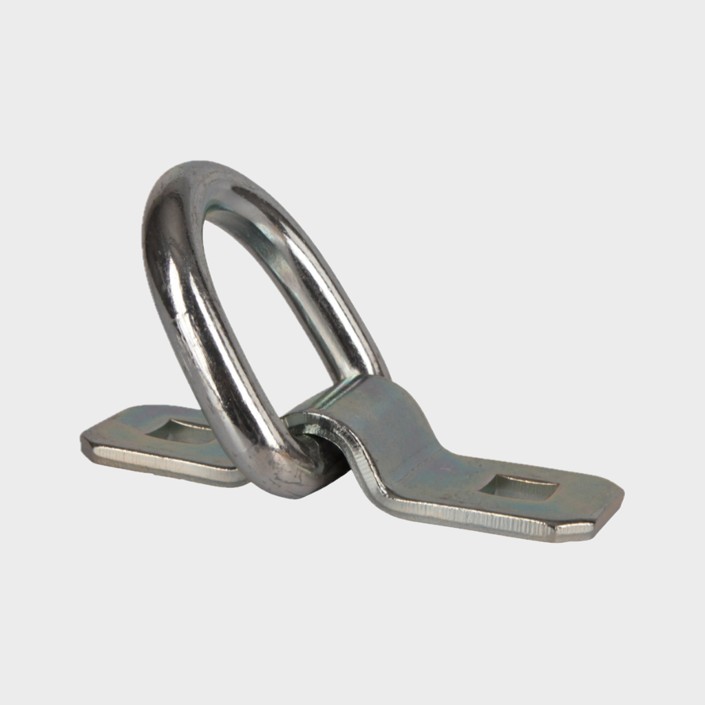 2x Zurröse mit Lasche, 90x30mm, Ø10mm