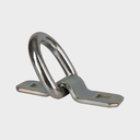 2x Zurröse mit Lasche, 90x30mm, Ø10mm