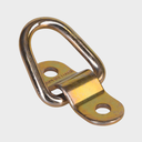 2x Zurröse mit Lasche, 58x20mm, Ø6mm