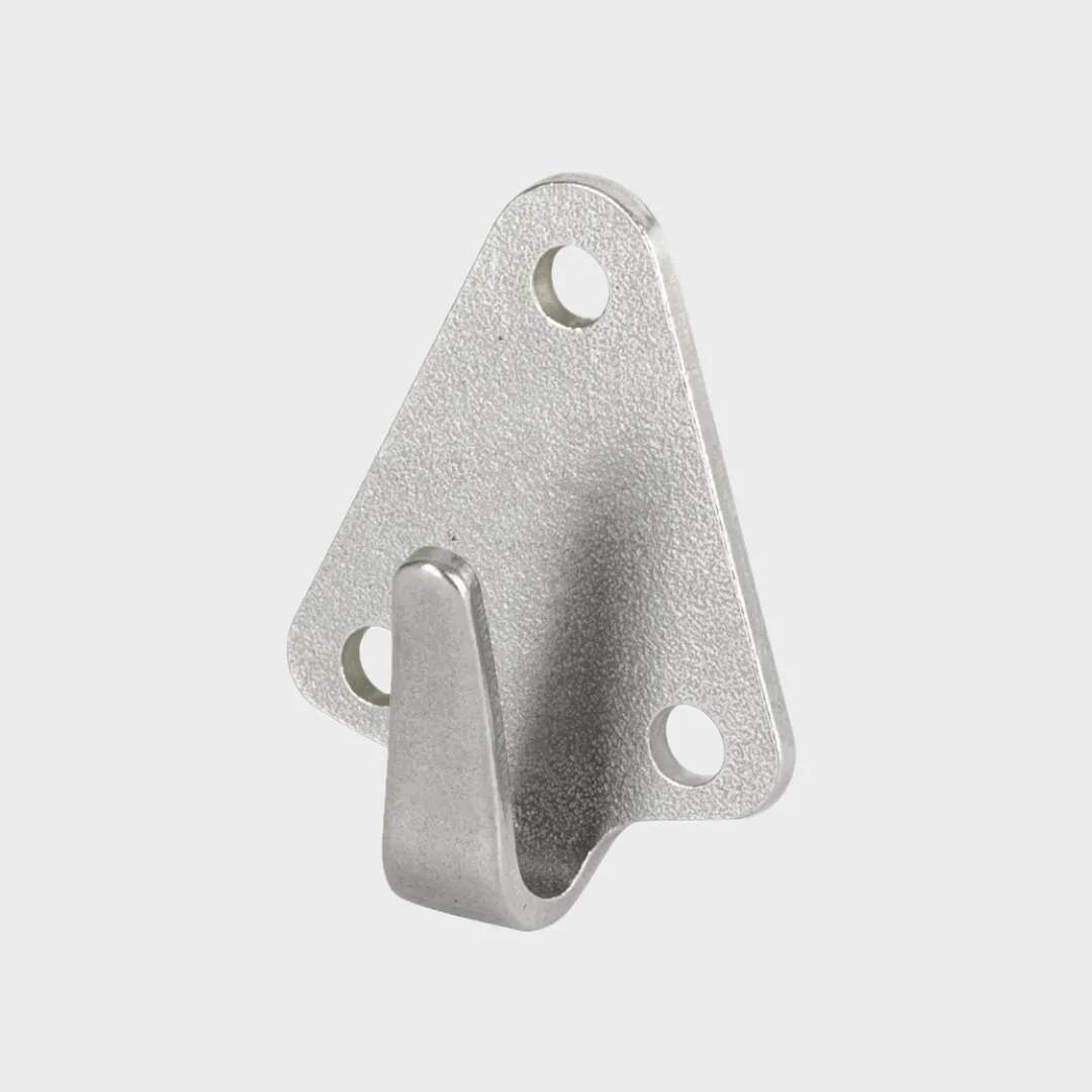 Hakenplatte Dreiloch, verzinkt 50x40mm, 2-pack