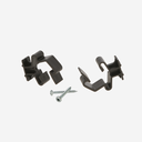 T-Post Universalclip, 8 Clips inkl. 8 Schrauben, schwarz