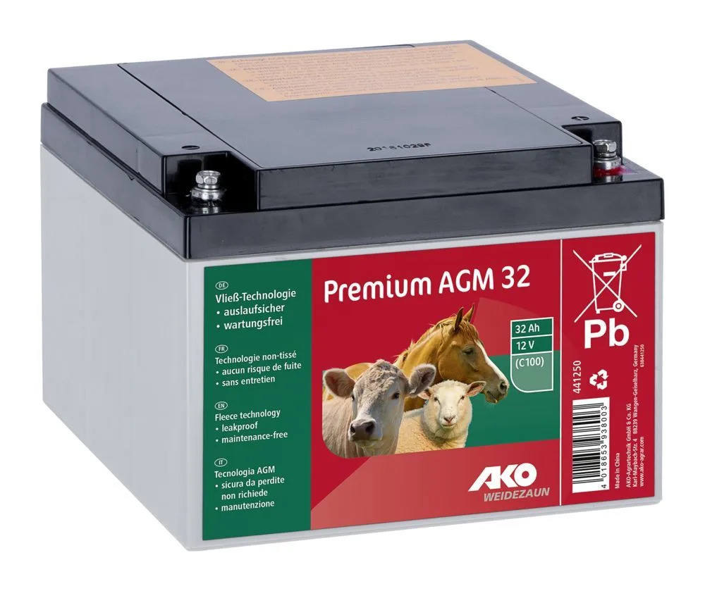 AKO Premium AGM Batterie 32 AH (C100)