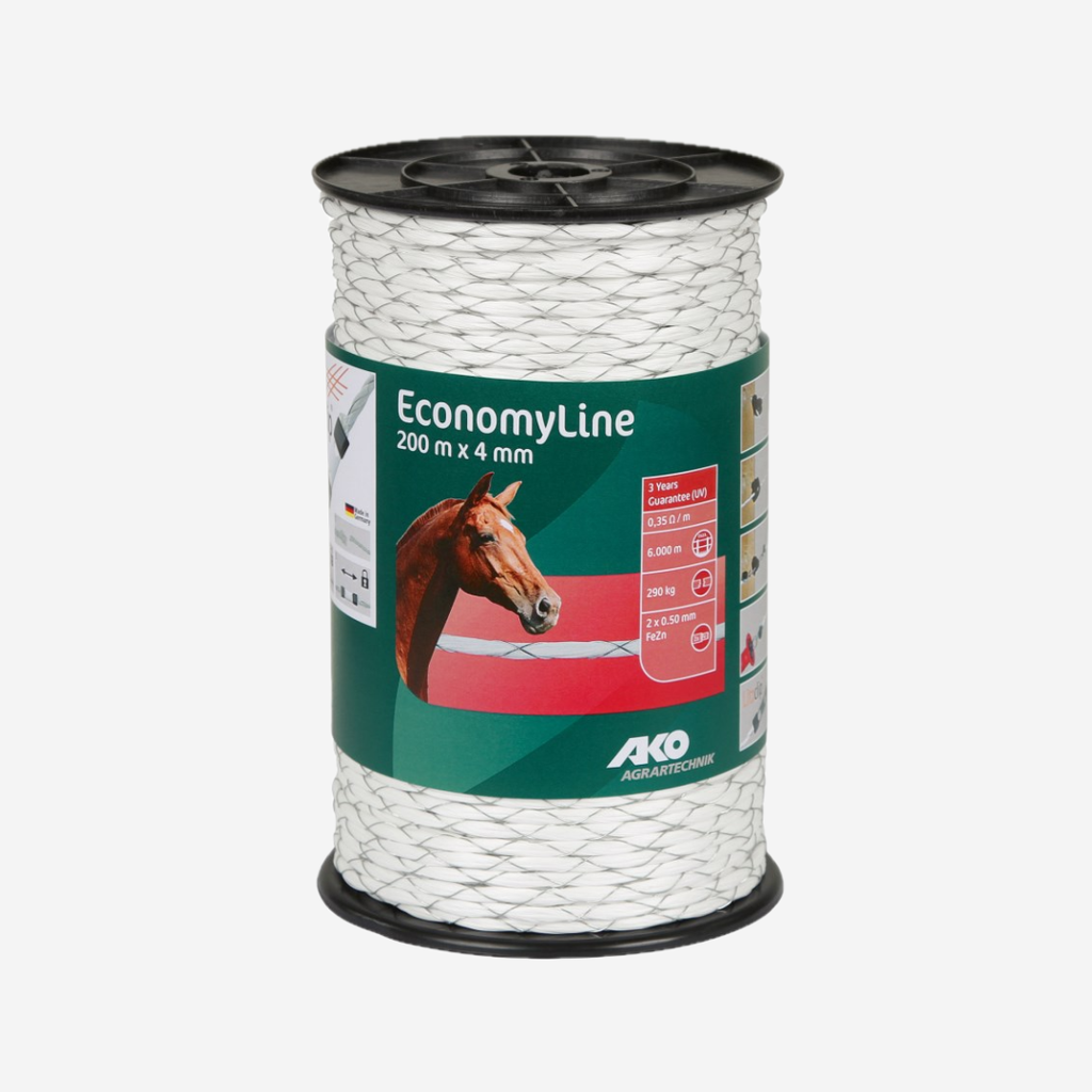 Weidezaunseil EconomyLine kreuzgewickelt