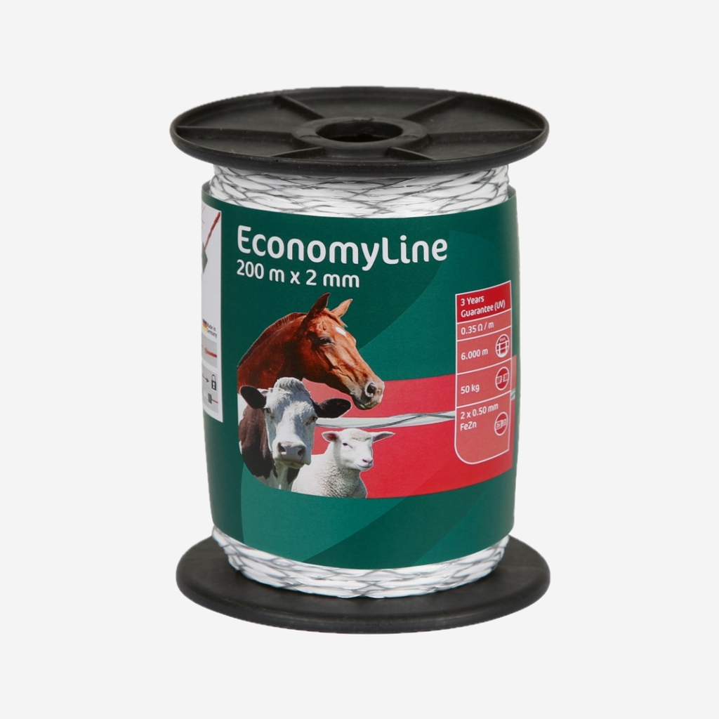 PE-Litze X-winding 200m, 2mm, 2x0,50mm FeZn