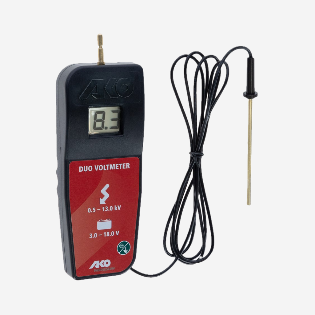 AKO Digital Voltmeter, Mod. 2022 inkl. Messung Batterie 9/12V