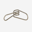 Metallclip  Niro f. Fiberglas- pfahl, 10mm, 30Stk im Beutel