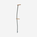 Sensenstiel 150 cm, Stahlrohr, gebogen