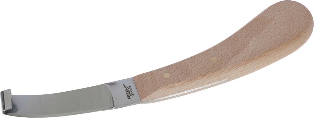 Hufmesser einschneidig, rechts große Klinge