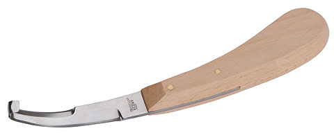 Hufmesser doppelschneidig, kleine Klinge