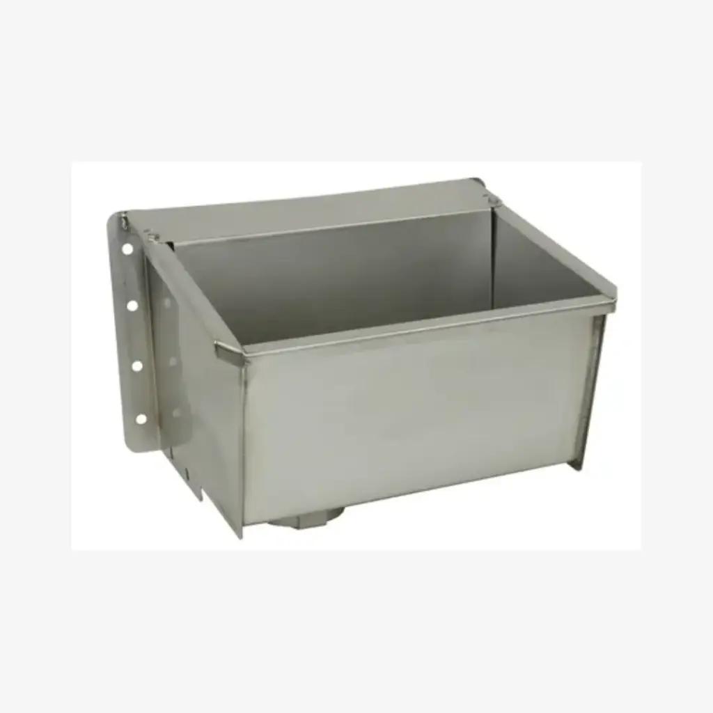 Kompakt-Trogtränke Mod. 6140 Edelstahl mit Maxiflow-Schwimmerventil