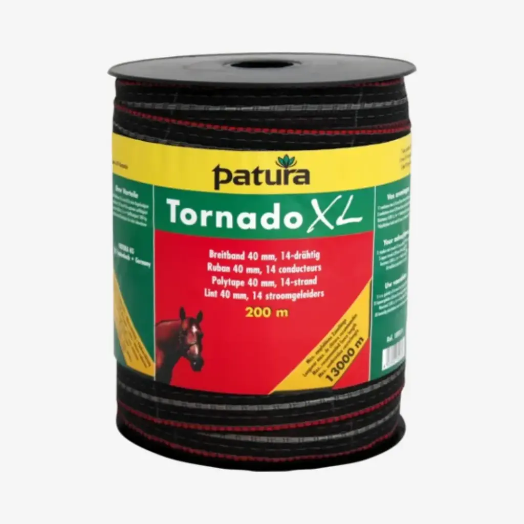Tornado XL Breitband 40 mm, 200 m Rolle 11 Niro 0,16mm, 3 Cu 0,30mm, braun
