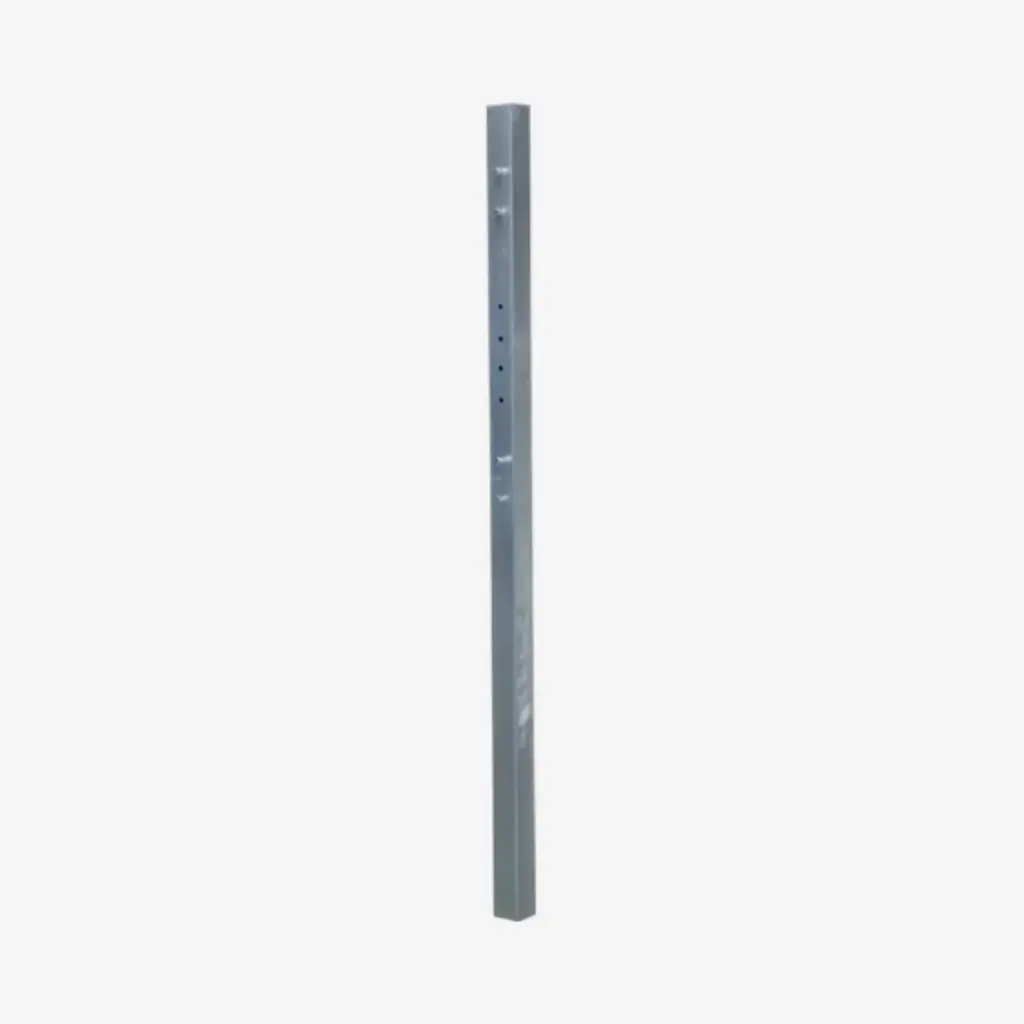 Metallpfosten für Weidetore, 80 x 80 mm L= 2,00 m