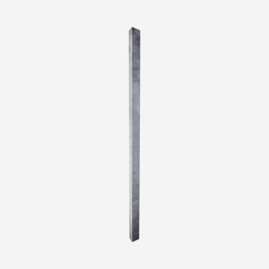 Pfosten Quadrat 90 mm, L= 2,13 m Edelstahl