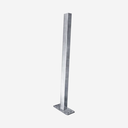 Pfosten 90 x 90 mm, L= 1,65 m, Bodenplatte Spaltenboden