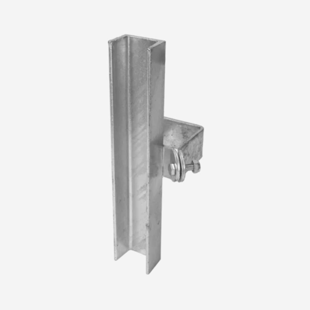 Schelle Quadrat 90 mm, U-Profil einfach