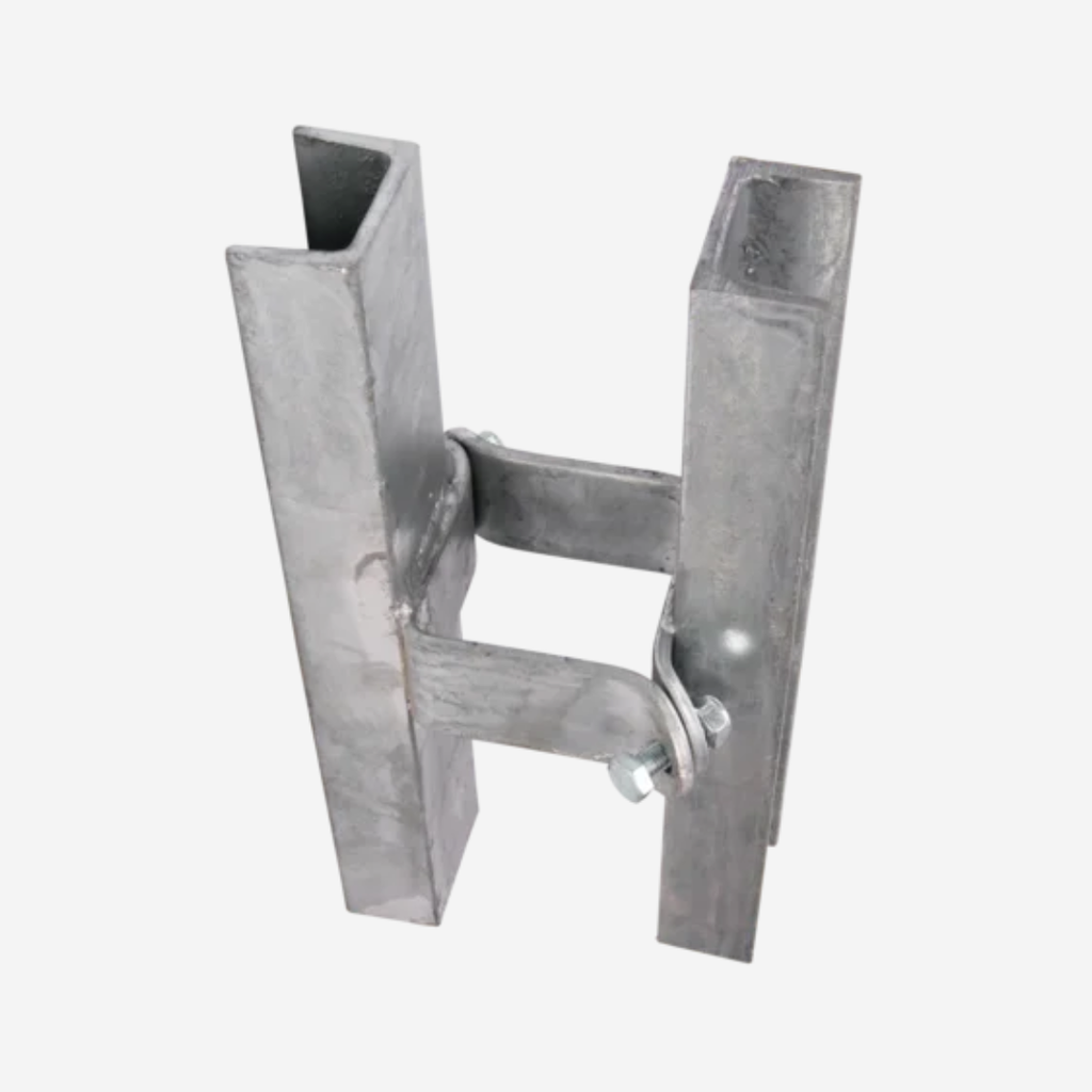 Schelle Quadrat 90 mm, U-Profil doppelt