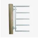 Zwischenraum-Schutzset, verzinkt für Weidetore