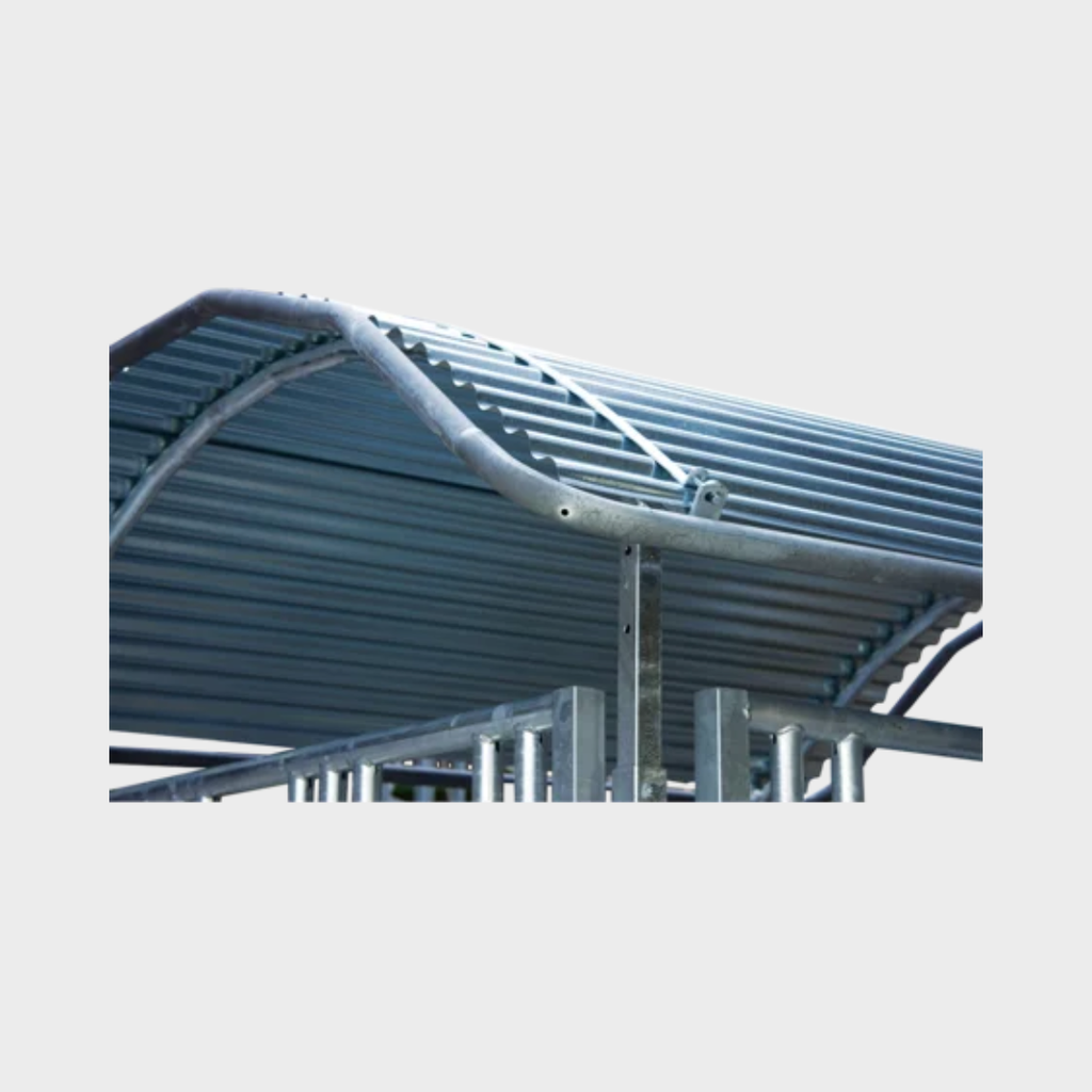 Dachkanten-Schutzbügel, umlaufend, für Großballenraufen 3 x 2 m, vz