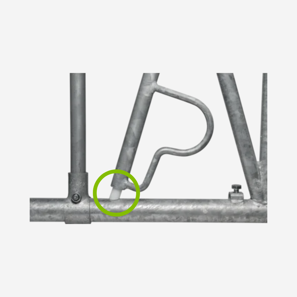 Transponderschutz für Kälberfressgitter