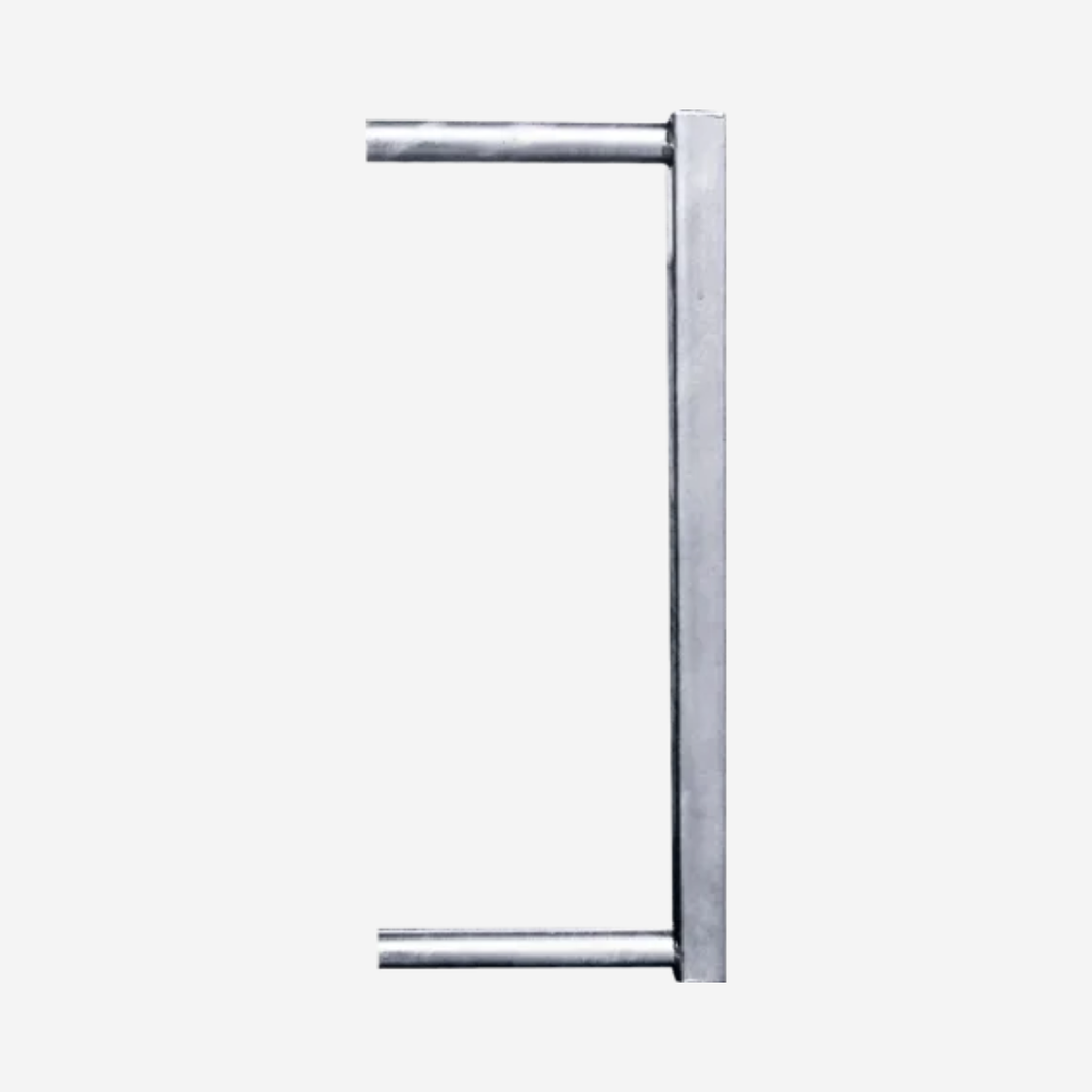 Abschlussrohr 45x45 f. Kälberfressgitter f. Schnellverschluss TS und Anschraubt.