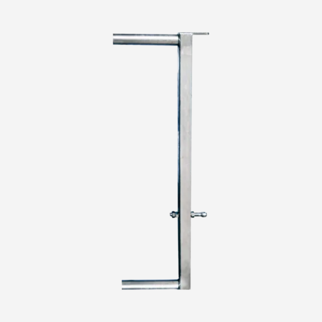 Abschlussrohr 60 x 60 mm, für Abtrennungen V