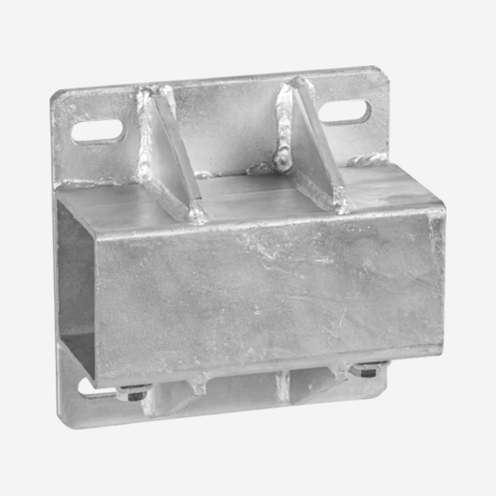 Montageplatte Fingergatter inkl. Schrauben für Vollschellen