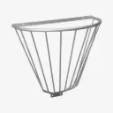 Halbrundraufe, verzinkt