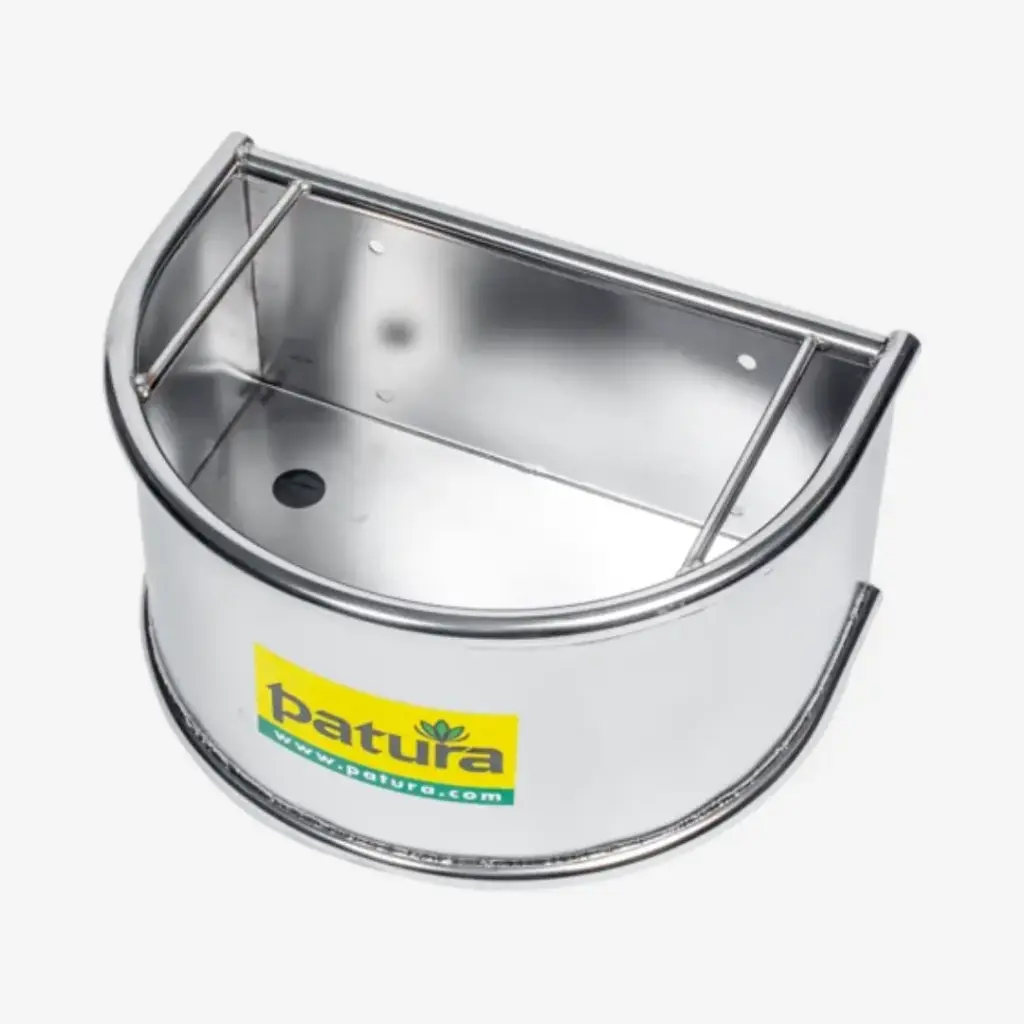 Halbrundtrog, Edelstahl