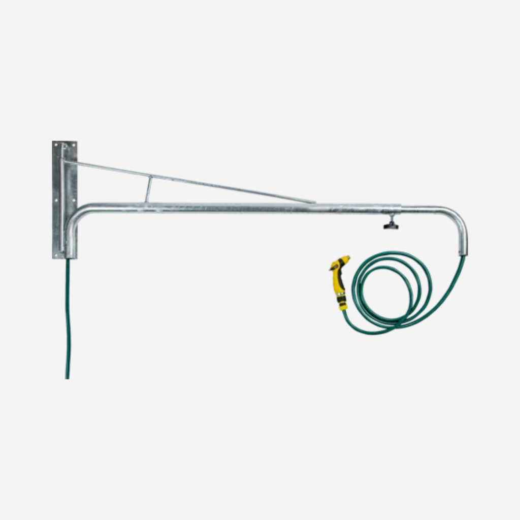 Pferde-Abspritzdusche, Komplett-Set inkl. Schwenkarm