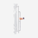 Ein-Hand-Verriegelung für Abtrennungen und Fressgitter