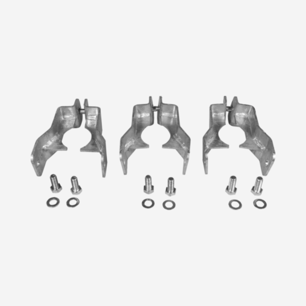 Halter für Schwingbürste Midi für Rundpfosten d 76 mm