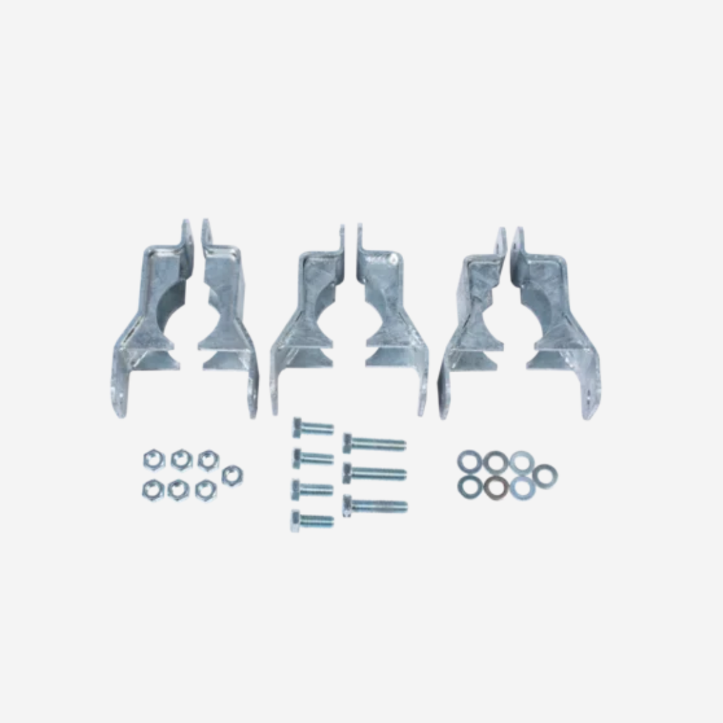 Halter für Schwingbürste Midi und Maxi für Rundpfosten d 102mm