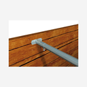 Fester Wandhalter für Nackenrohr