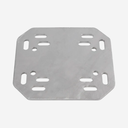 Adapterplatte Universal für Pfosten-Rohrverbindung