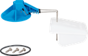 Niederdruck-Ventil blau mit Schwimmer für THERMOLAC / ISOBAC / CLEANO-BAC