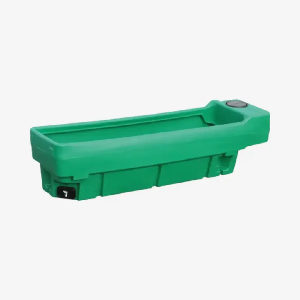 Weidetränke, eckig, 200 Liter 1600x460x440mm, ohne Schwimmerventil