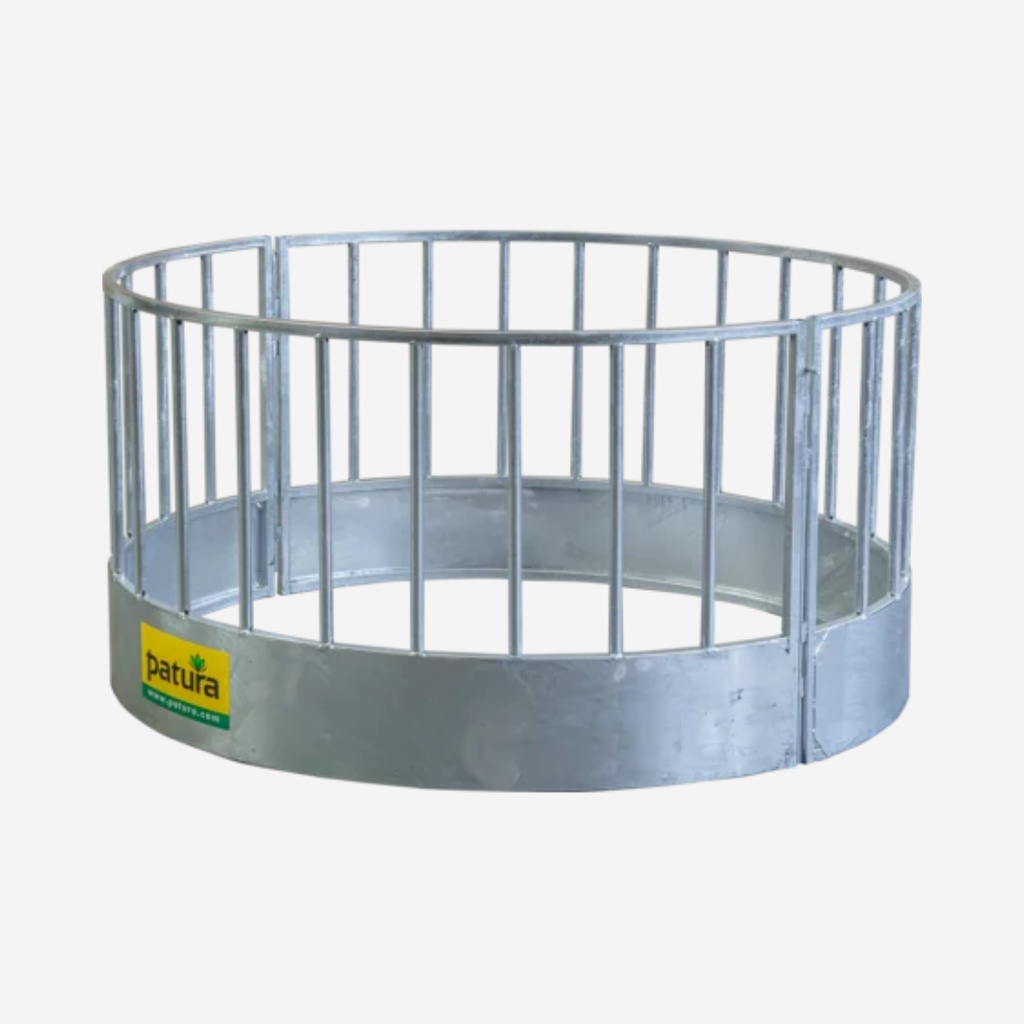 Rundraufe für Schafe, 28 Plätze verzinkt, 2-teilig