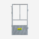 Zwischenstück für Rundraufe mit Verbindungsstange