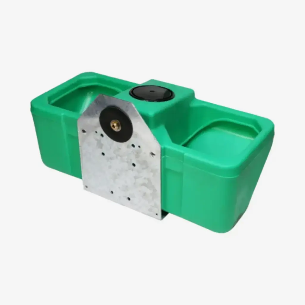 Anbau-Doppeltränke Mod. Biglac 55 T Inhalt 55 l, Niederdruck-Schwimmerventil