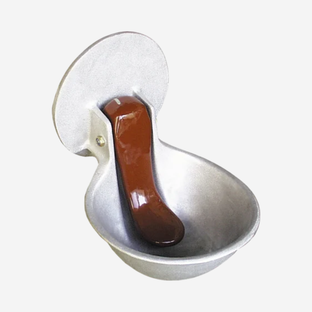 Anbau-Tränkebecken, Aluminium-Guss für Wasserfässer Mod. 98